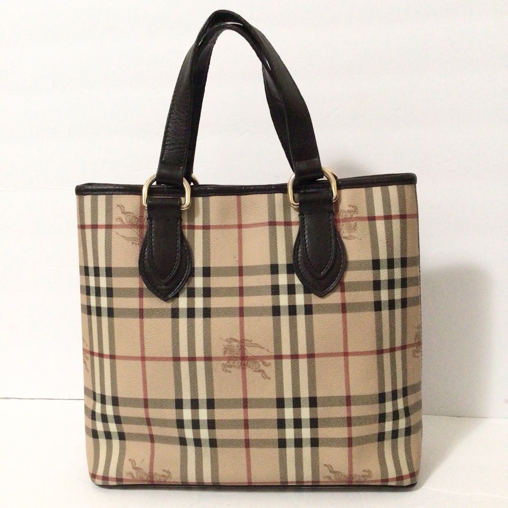 Burberry Haymarket Tote Bag - Picture 2 of 15